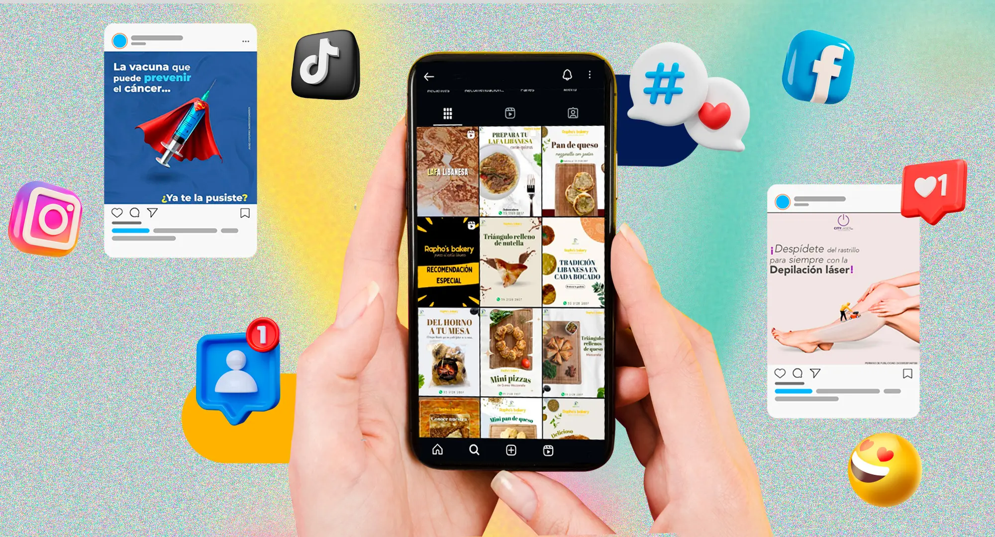 Gestión Redes Sociales Social Media y Meta Facebook servicio de ENOKI Digital Marketing agencia creativa