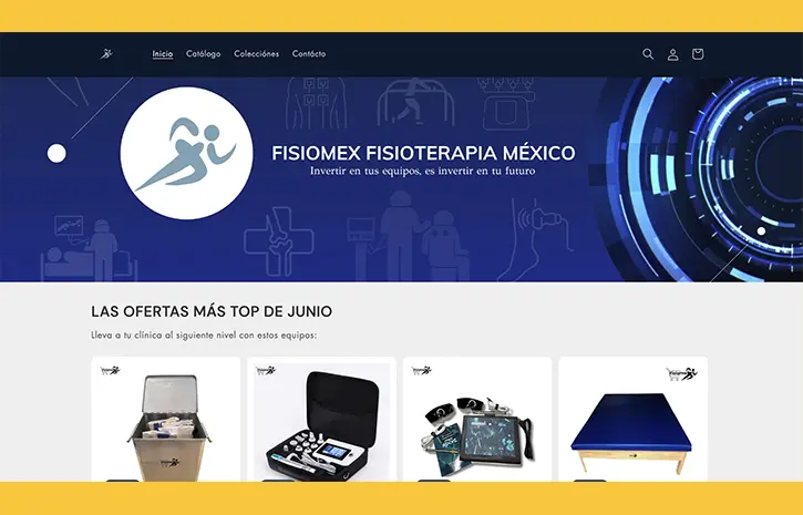 proyectos enoki digital mkt Fisiomex Fisioterapia